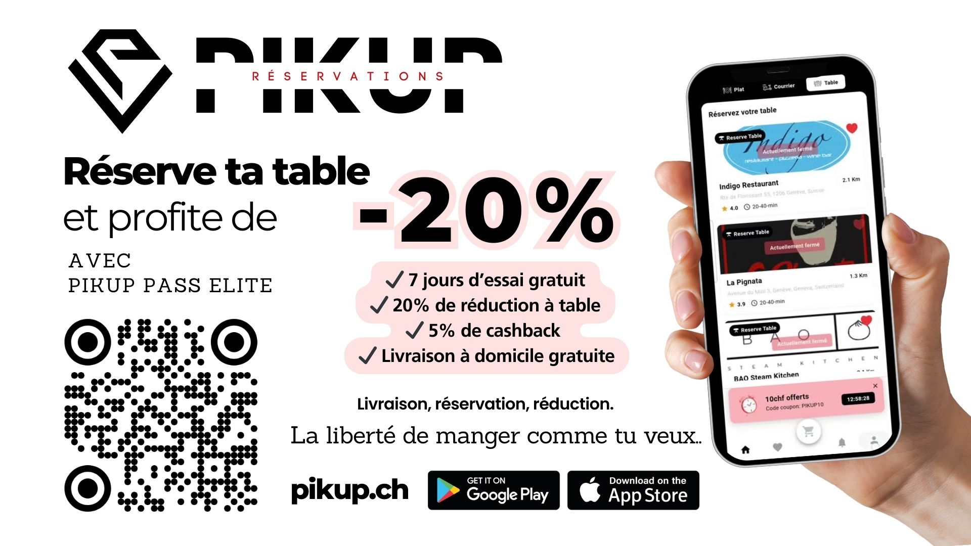🎉 PIKUP Pass Elite : l’abonnement malin pour les vrais food lovers !