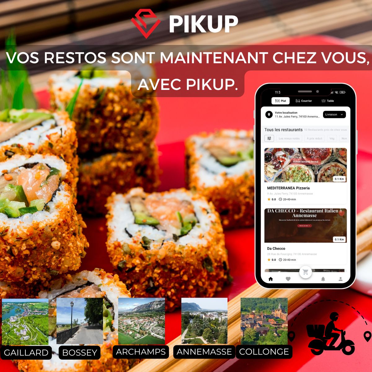 PIKUP arrive en France : Collonges-sous-Salève, Bossey, Annemasse, Archamps, Neydens & Gaillard !